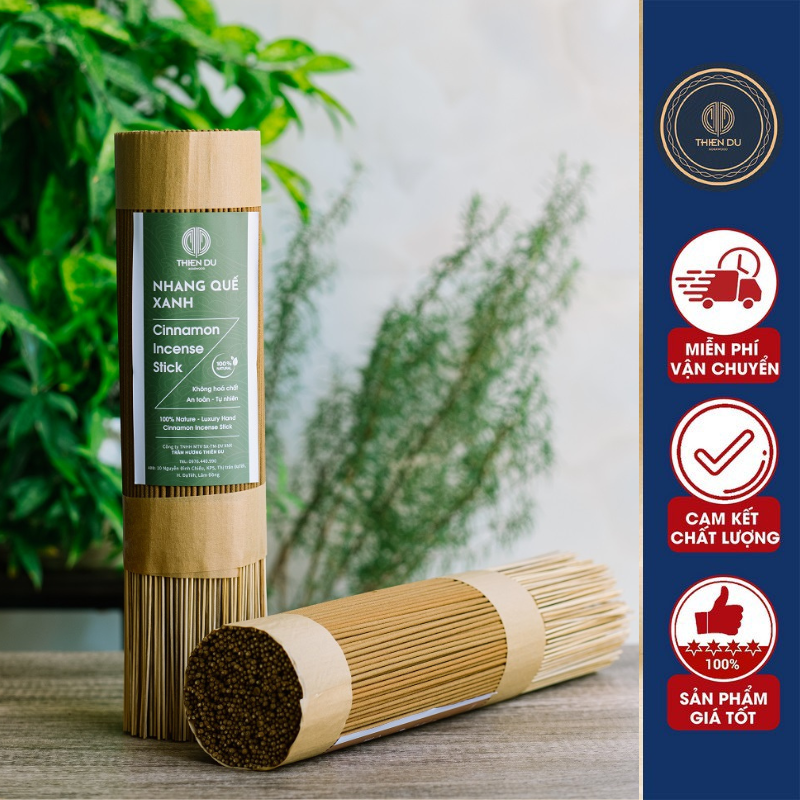 Nhang Lá Quế Hương Thơm Nhẹ Nhàng Dễ Chịu - Thiên Du Agarwood