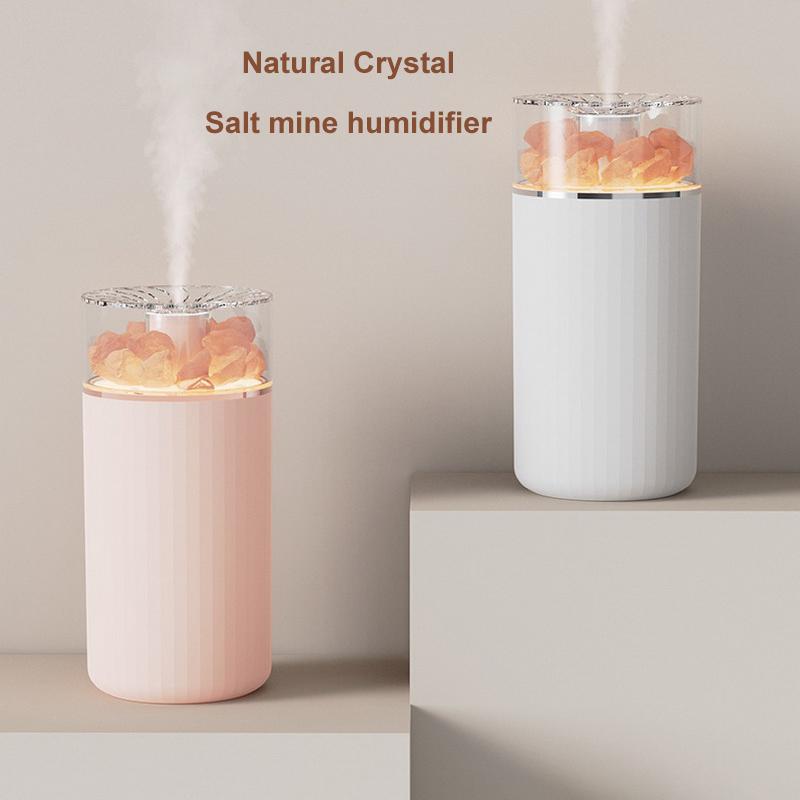 400ML Máy Tạo Độ Ẩm Không Khí Pha Lê Xông Phòng USB Không Dây Tinh Máy Khuếch Tán Tinh Dầu Humidificador Với Bầu Không Khí Đèn Nhà