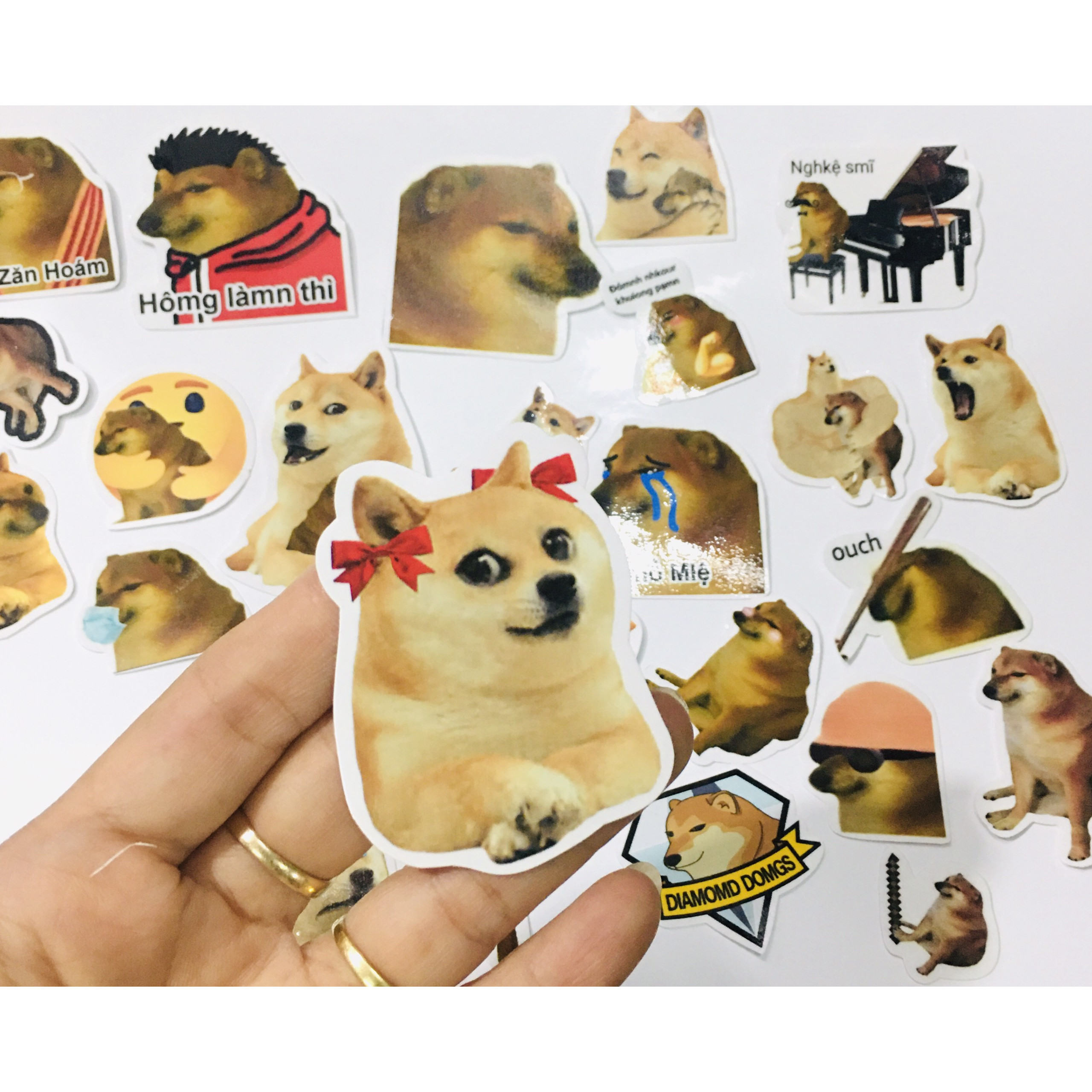 sticker set 100 ảnh Cheems ( mẫu gioa ngẫu nhiên )