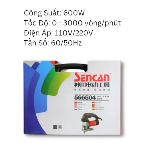 Máy cưa xọc đế nhôm Sencan 566504