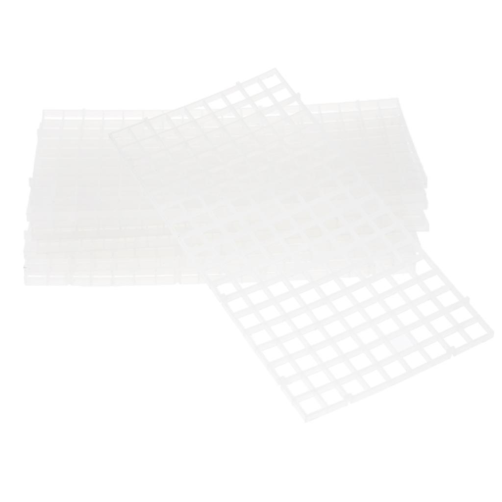 10 Pcs Aquarium Fish Tank Isolation Plate Divider Filter Patition Board Net