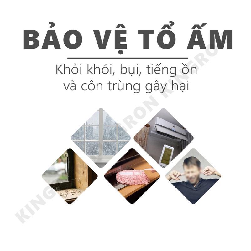 Nẹp mút ZICZAC thế hệ mới chắn cửa chống côn trùng Thanh chặn gió khe cửa chống thoát hơi gió điều hòa KINGRON