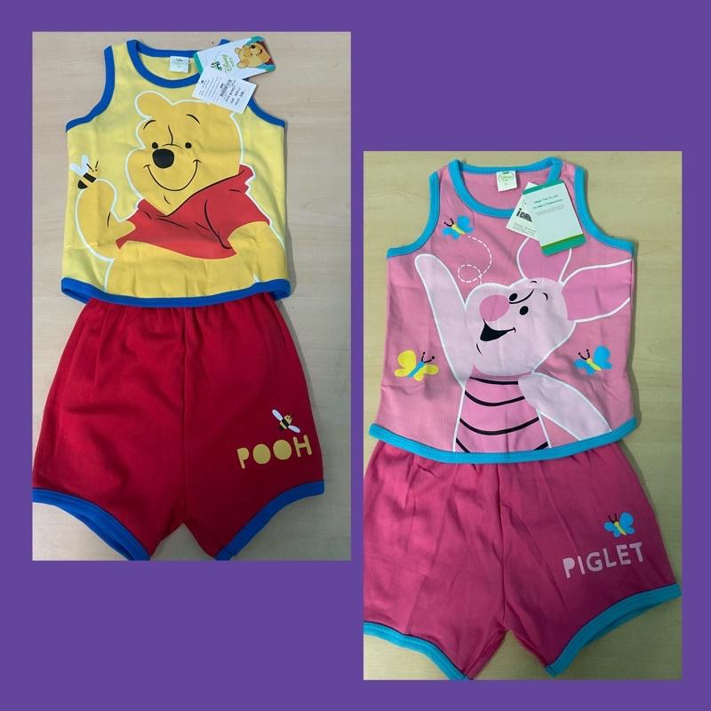 Bộ thun gấu pooh / heo cho bé gái và trai