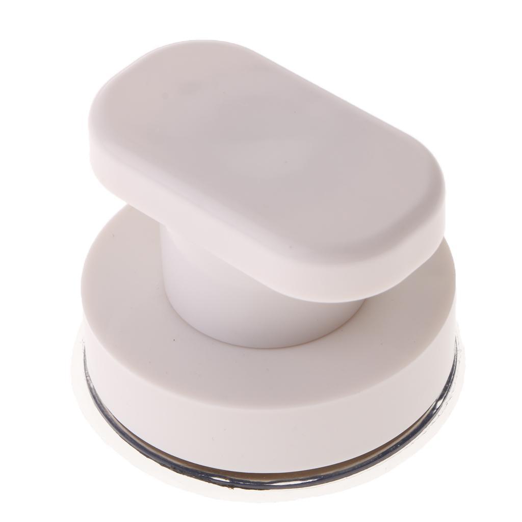 2xStrong Suction Cup Cabinet Handle Glass Door Pull Window Knob Decor White S