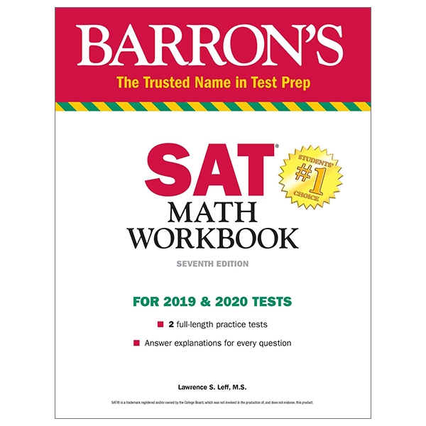 Barron's SAT Math Workbook (Barron's Test Prep)