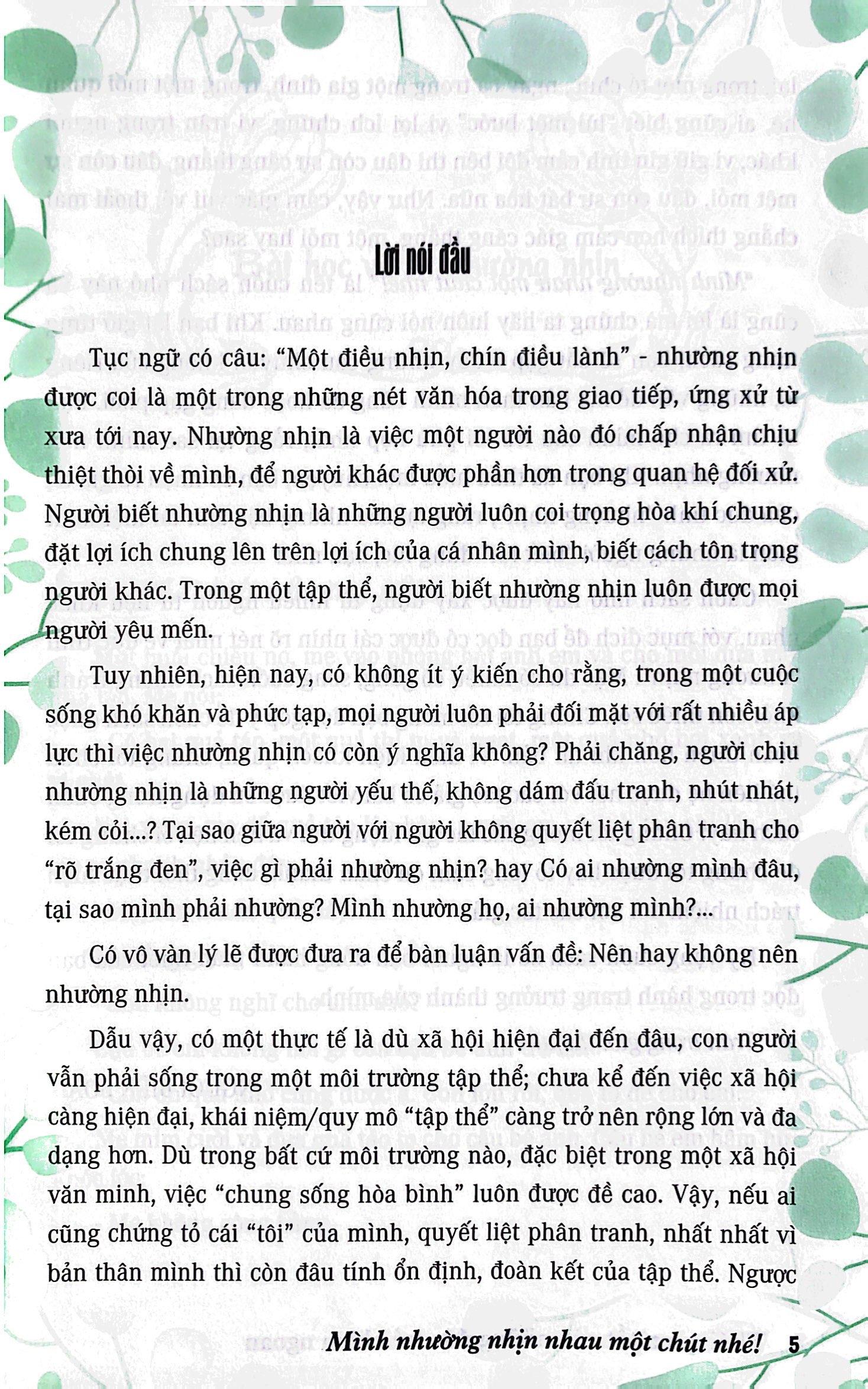 Thói Quen Tốt Của Những Đứa Trẻ Chăm Ngoan - Mình Nhường Nhịn Nhau Một Chút Nhé!