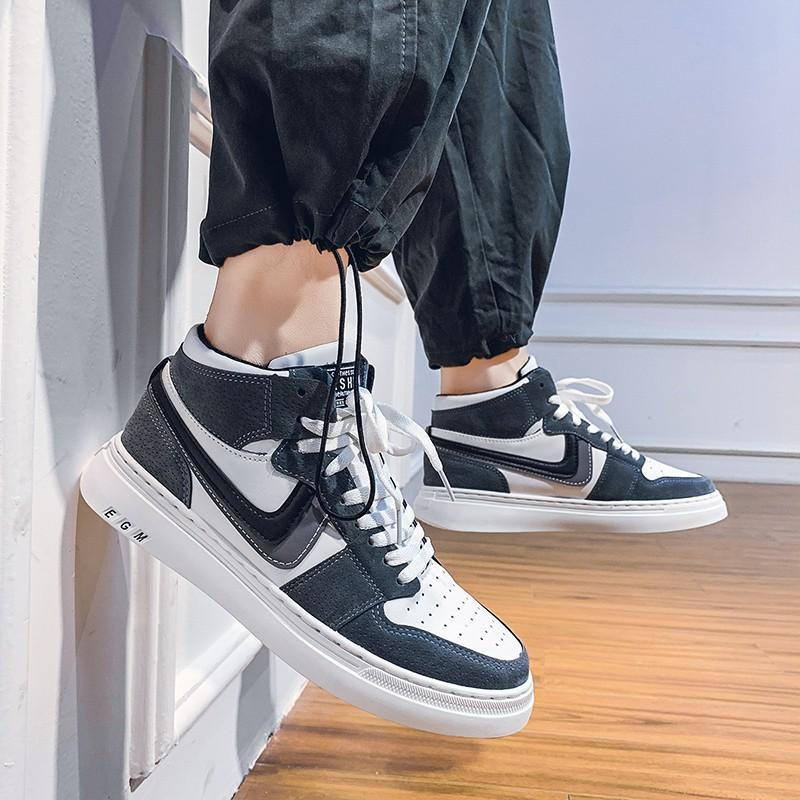 Giày Sneaker Nam ️ Giày Tăng chiều cao-Giày Thể Thao cổ cao