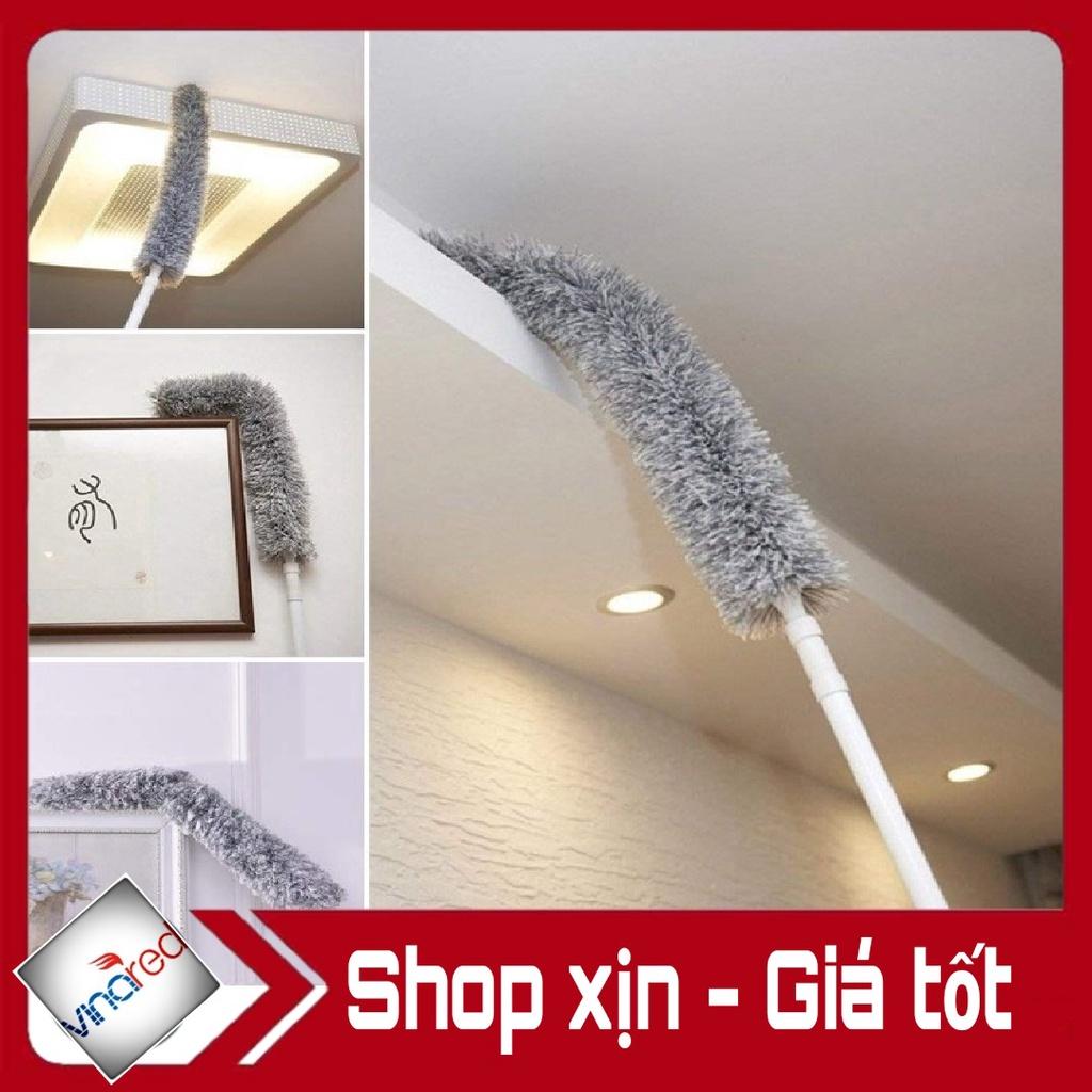 Chổi lau bụi trần nhà thu gọn 42 cm kéo dài CAO 280cm