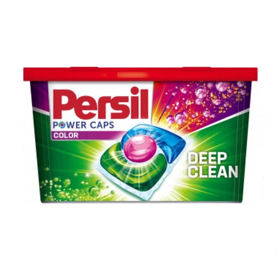 Viên Giặt Xả Persil Power Caps 14 Viên Color