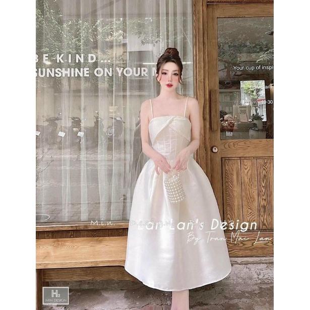 ĐẦM 2 DÂY VIỀN REN DỰ TIỆC