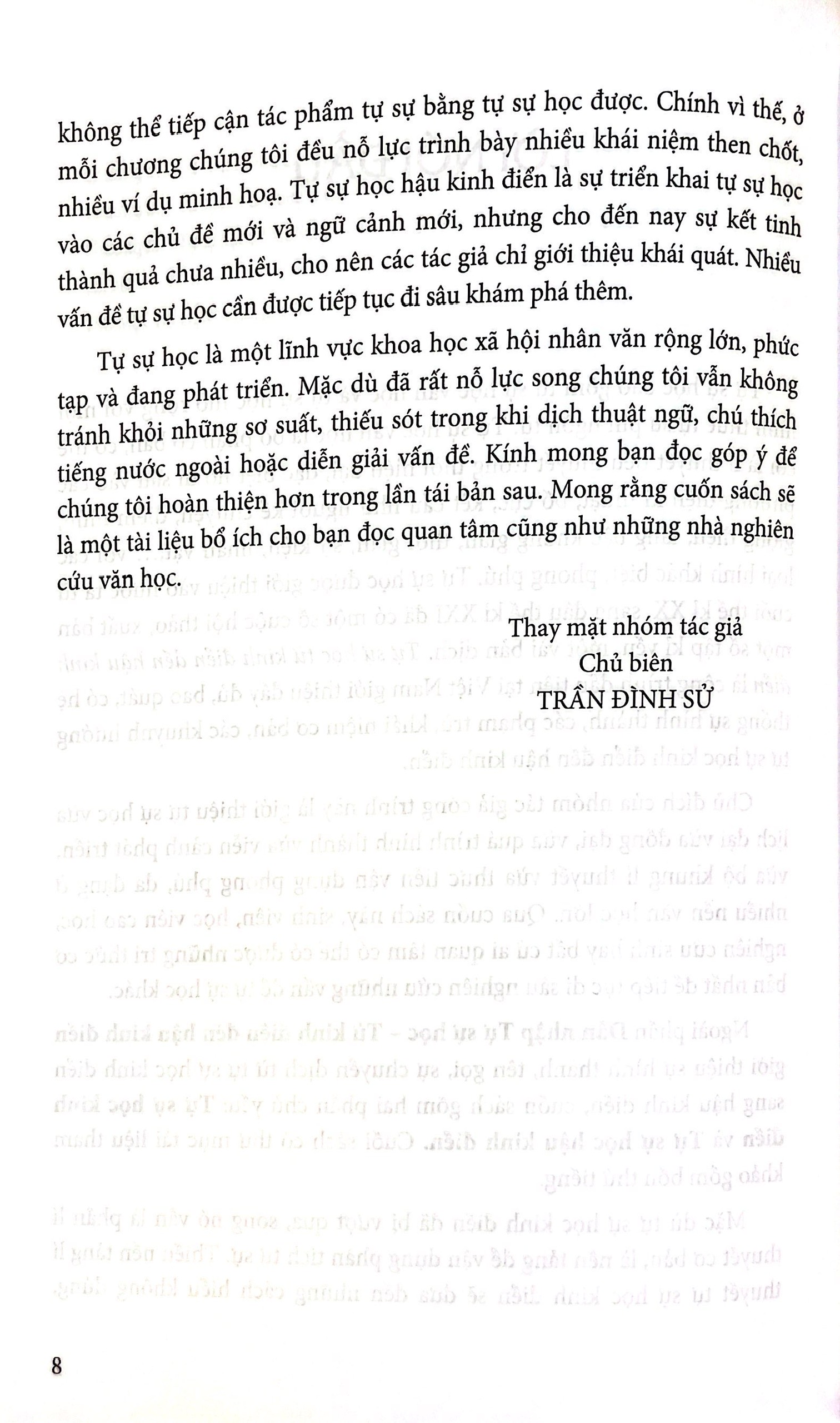 Tự Sự Học- Từ Kinh Điển Đến Hậu Kinh Điển