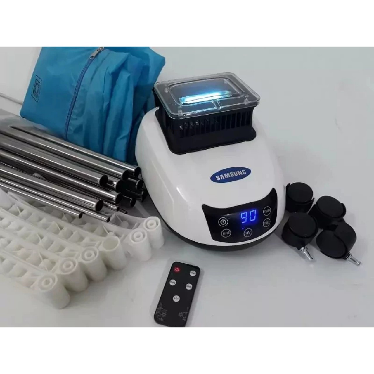 Máy sấy quần áo, Tủ sấy quần áo gấp gọn 1300W tải trọng 15kg hàng cao cấp hong khô nhanh