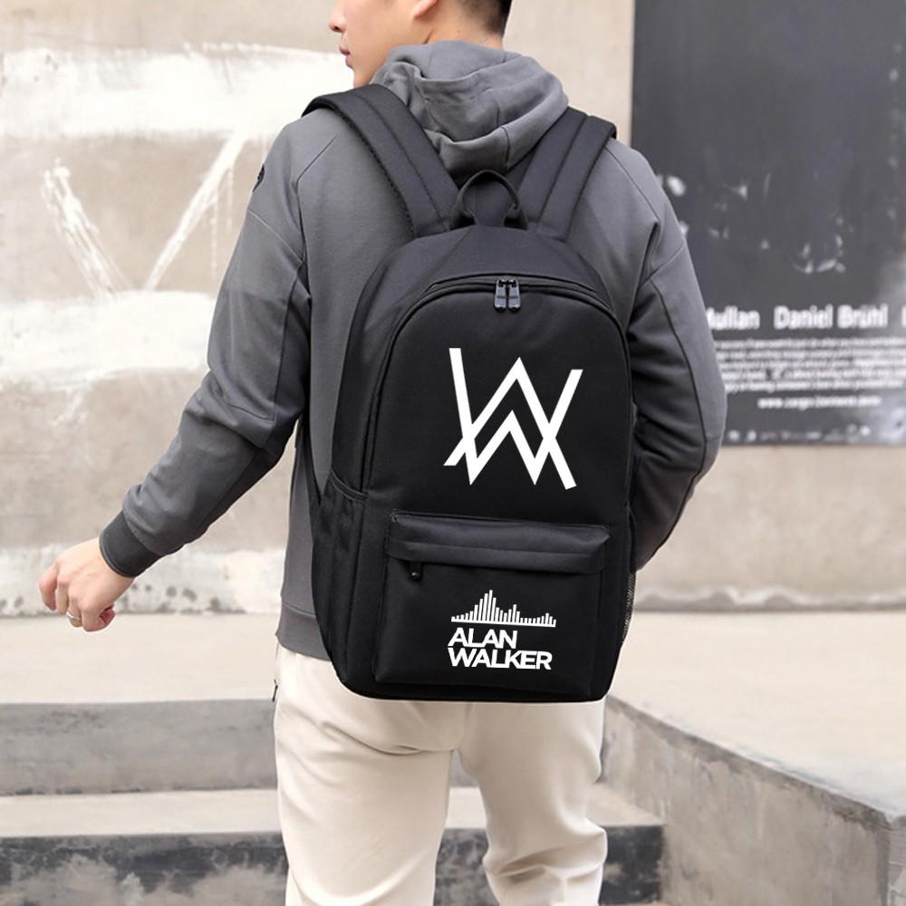 Balo logo dạ quang Alan Walker