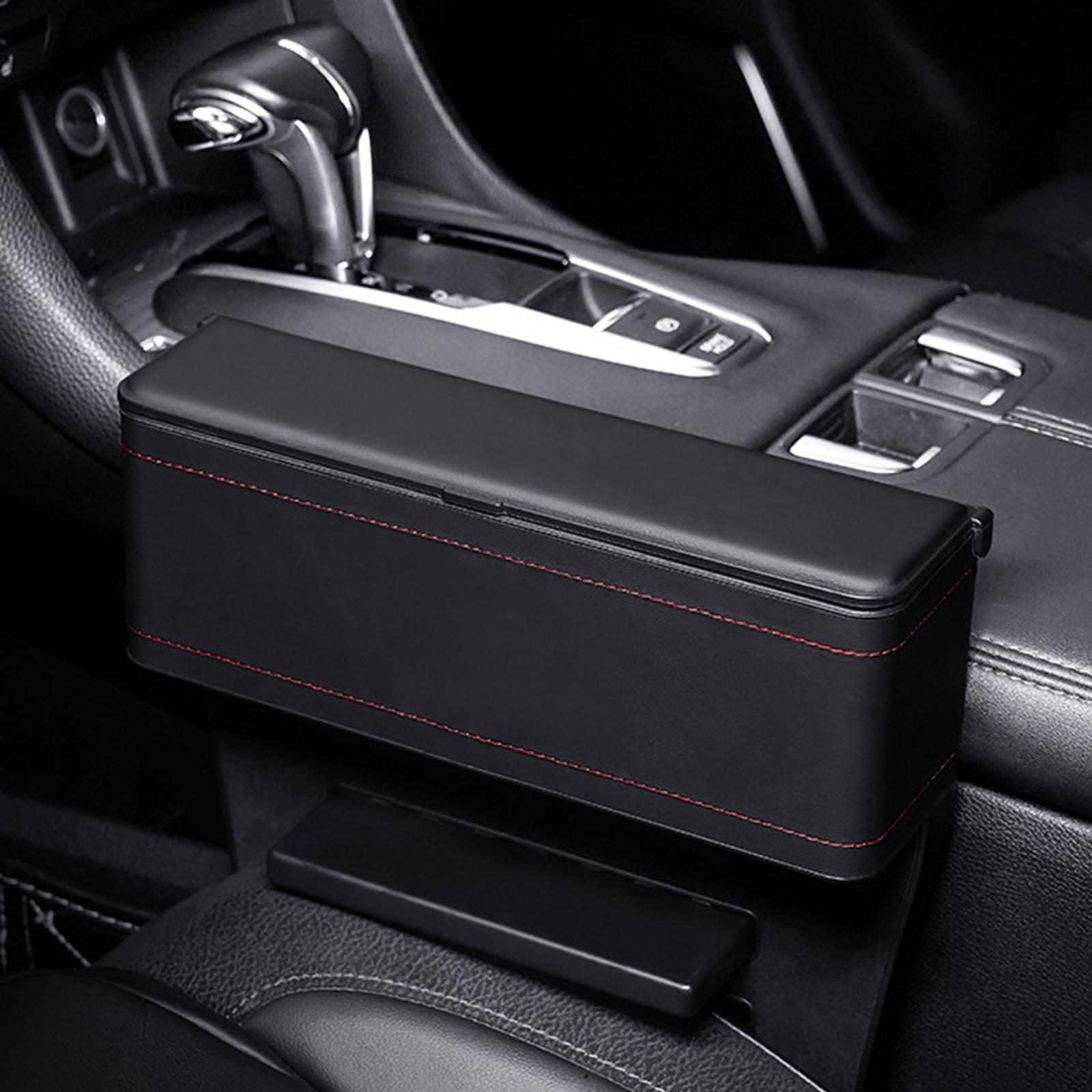 Seat Crevice Storage Box Portable Front Seat Organizer for Keys Cards Small Items