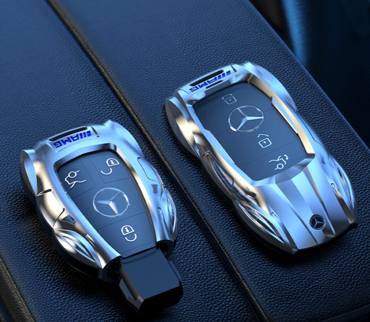 Ốp Chìa Khóa Mercedes C180 C200 C250 C300 E180 E200 E300 Glc200 Glc250 Glc300, Mercedes GLC...