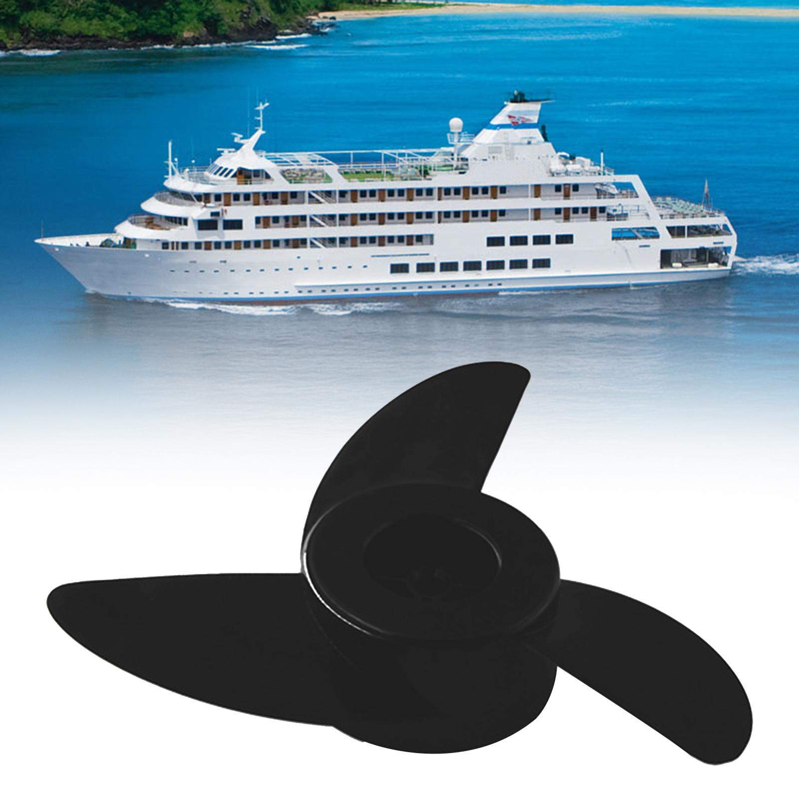 3 Blades Boat Propeller Outboard Motor Propeller Electric Trolling Motor Outboard/Propeller for 44lb 54lb 55lb 65lb