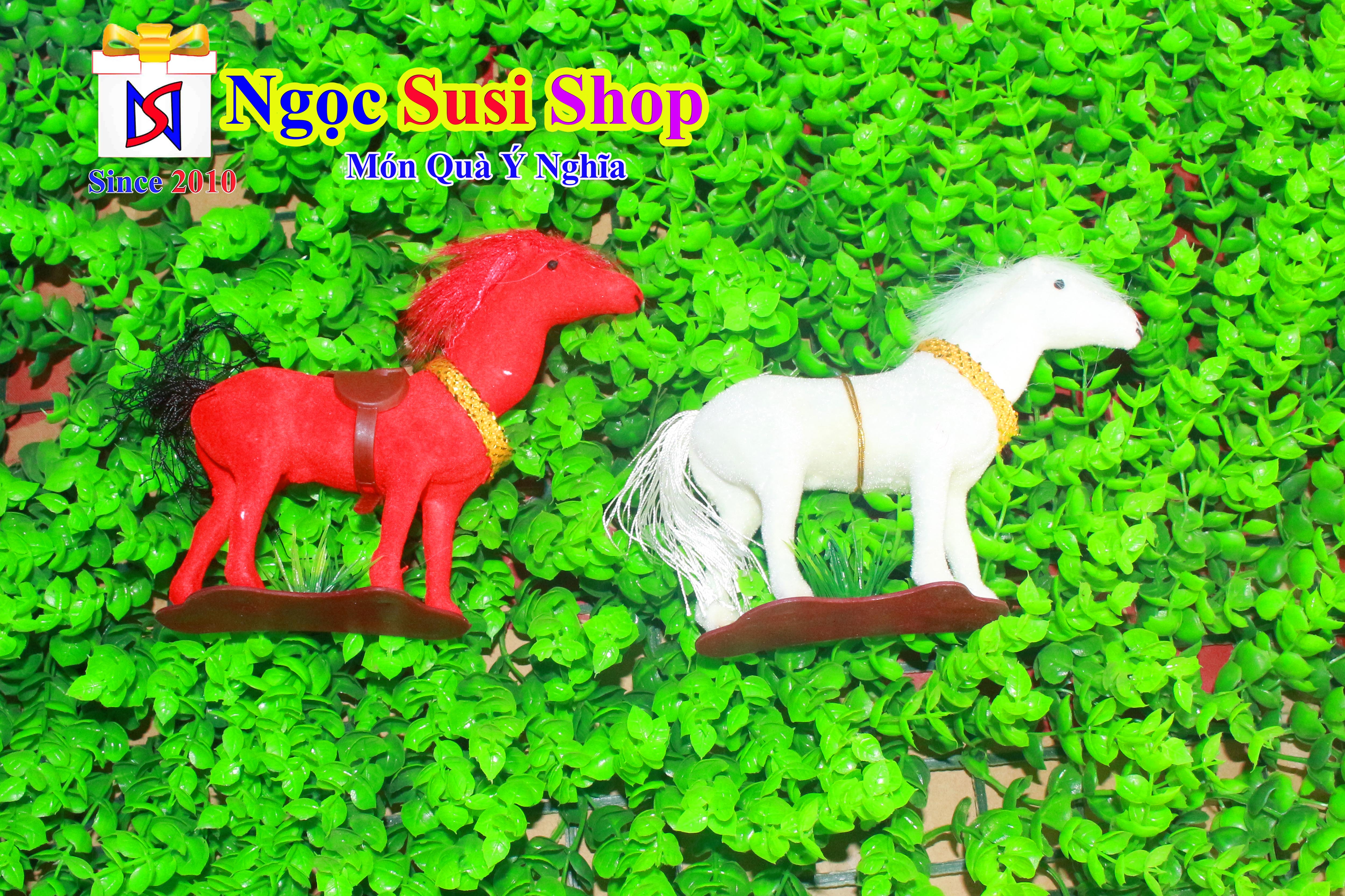 COMBO 2 NGỰA LẮC ĐẦU ĐỂ XE HƠI Ô TÔ SIZE NHỎ - NGẪU NHIÊN MÀU
