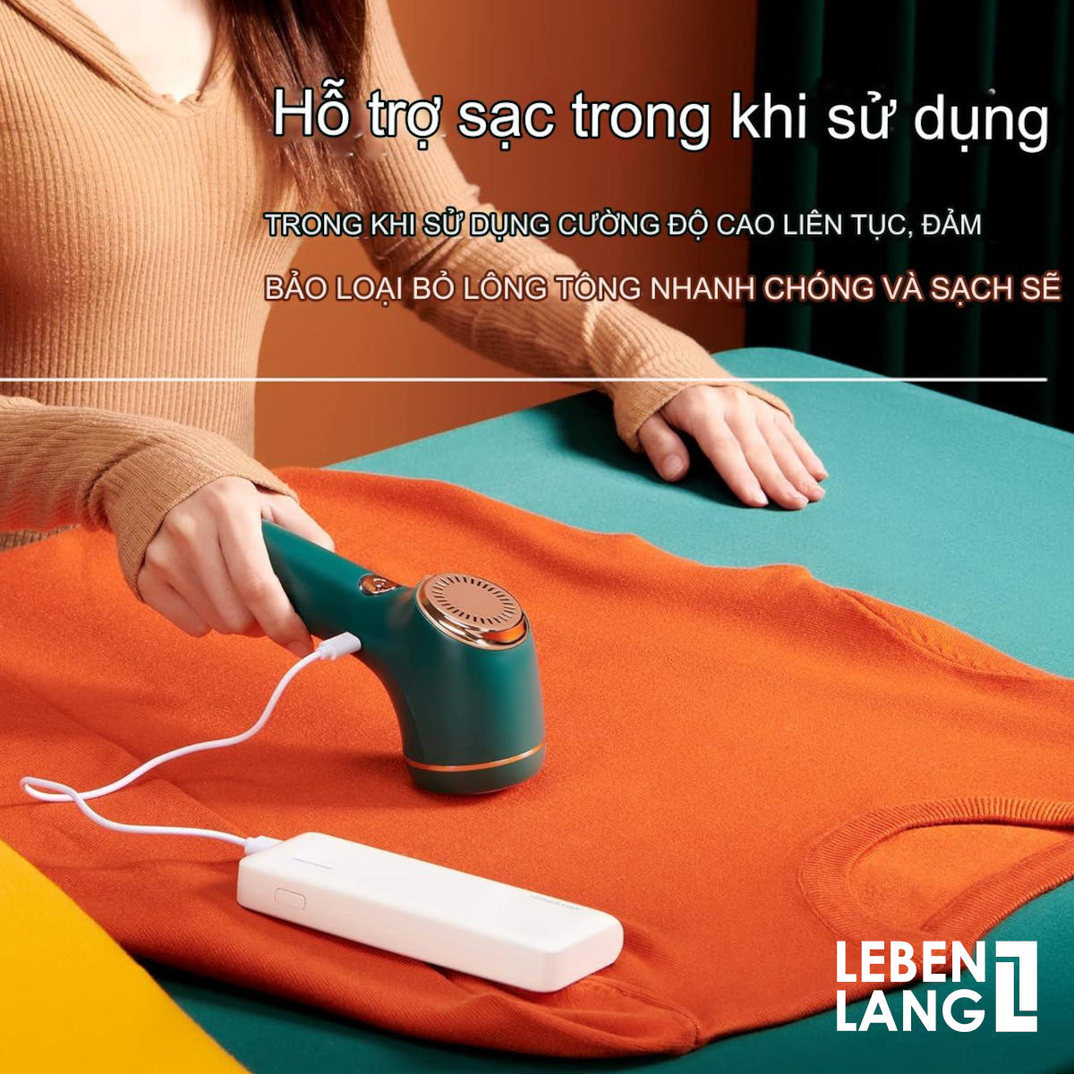 Máy cắt lông xù Lebenlang Zuhause basics ZB079-G hàng chính hãng