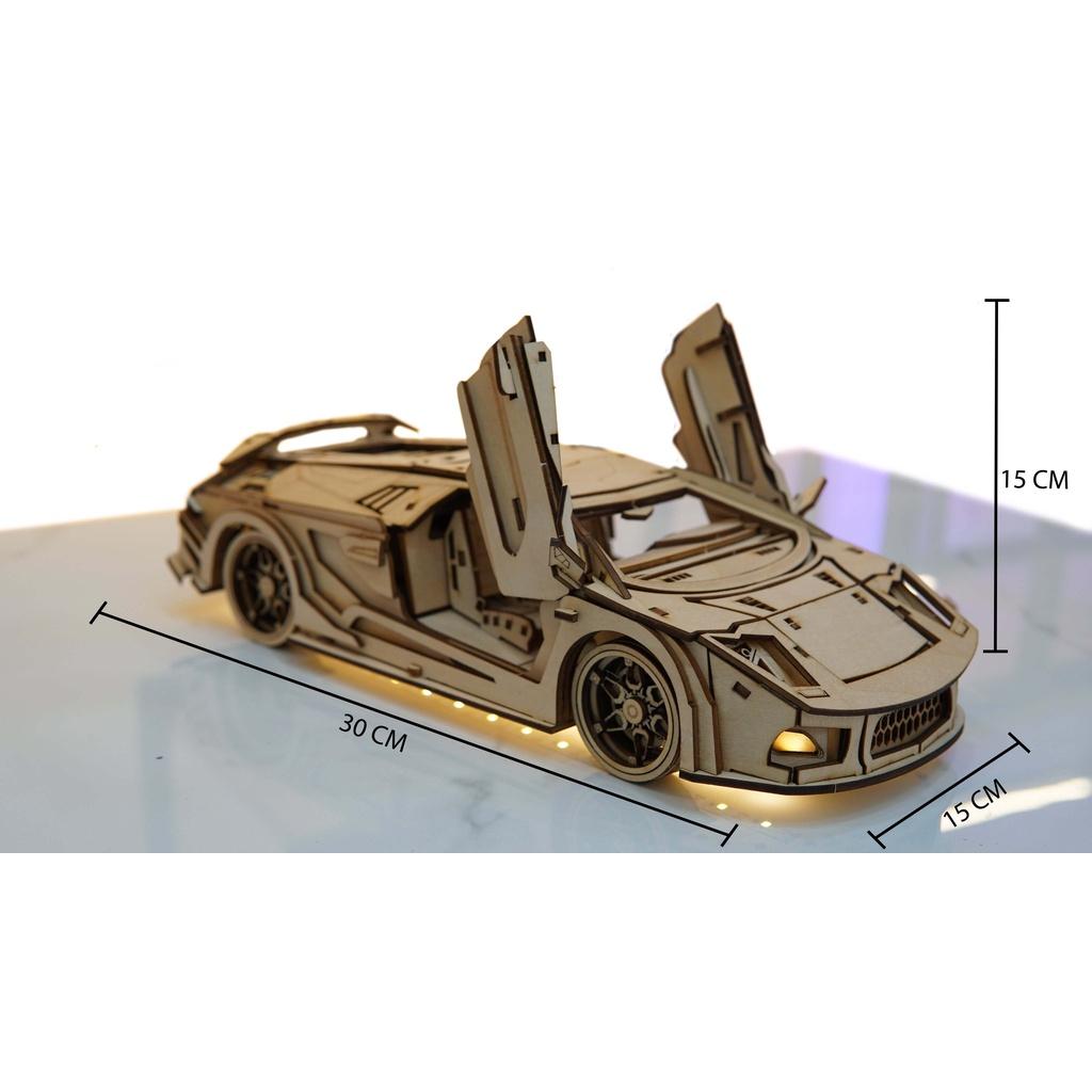 Đồ chơi lắp ráp mô hình xe Lamborghini