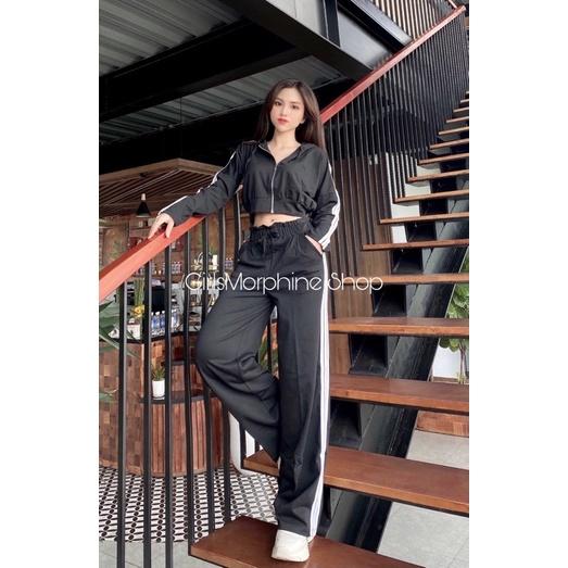 SET THỂ THAO VIỀN CỔ ĐIỂN - ẢNH THẬT SHOP CHỤP - CHẤT THUN DÀY DẶN MỊN ĐẸP