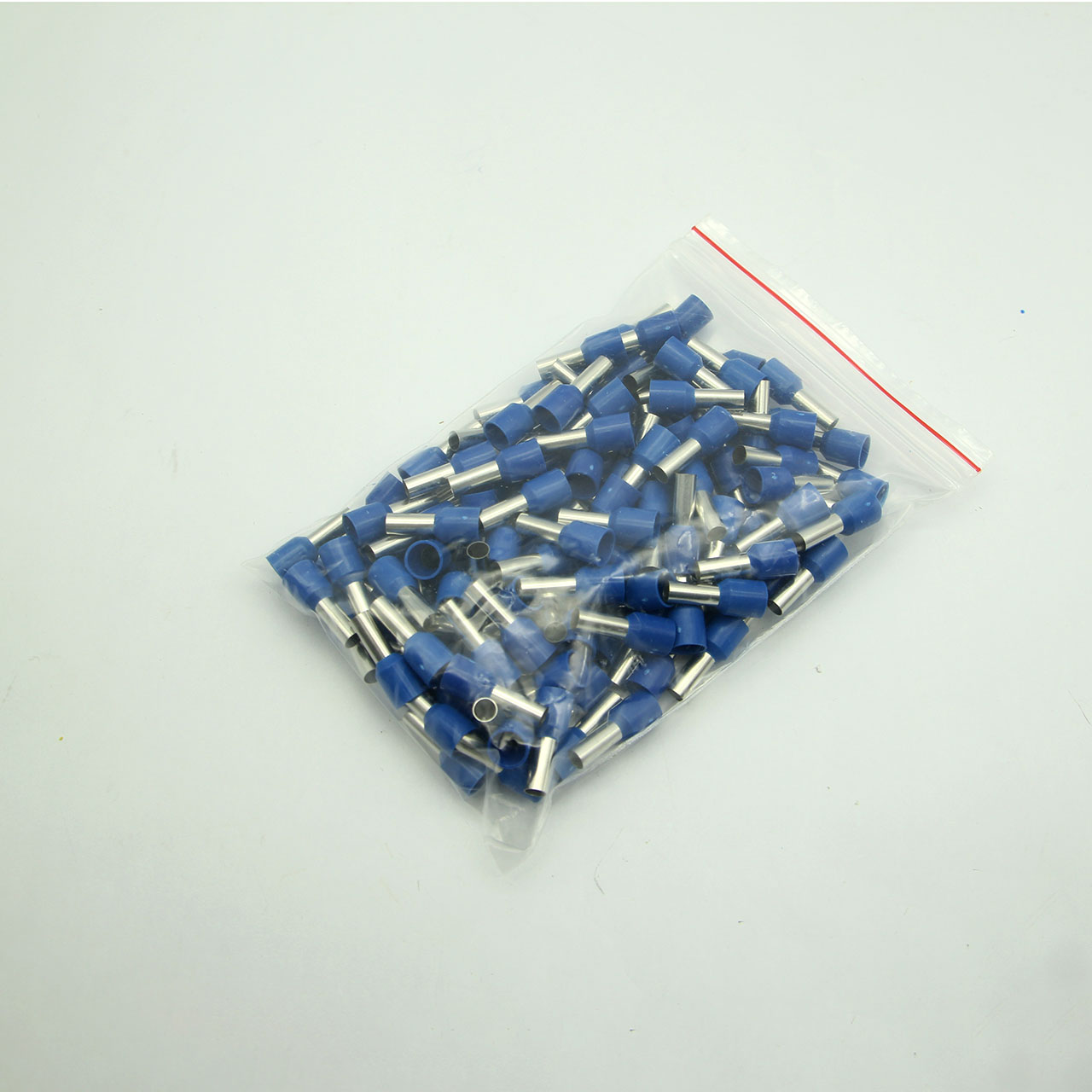 Túi 100 đầu cos pin rỗng E1012 bọc nhựa xanh