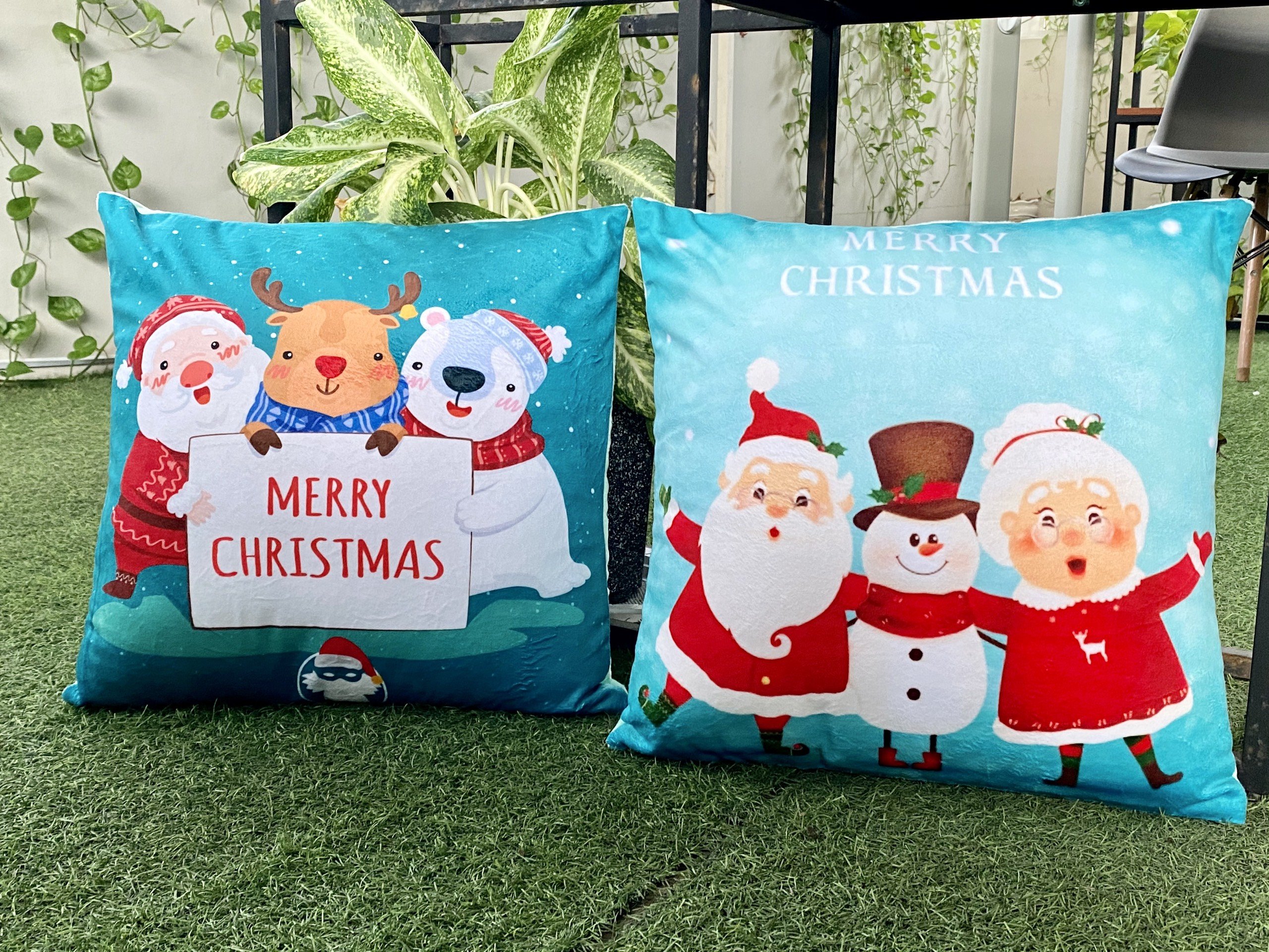 Set 2 vỏ gối Noel 45-45cm (mẫu 2)