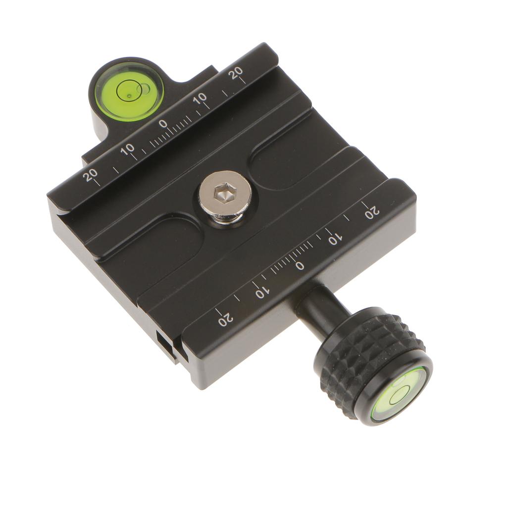 Camera QR Quick Release Plate 3/8'' 1/4'' Clamp Mount for Ball Head Tripod