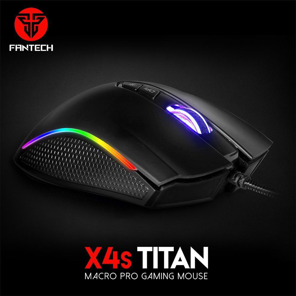 Chuột Gaming Fantech TITAN X4S LED RGB - Hàng chính hãng