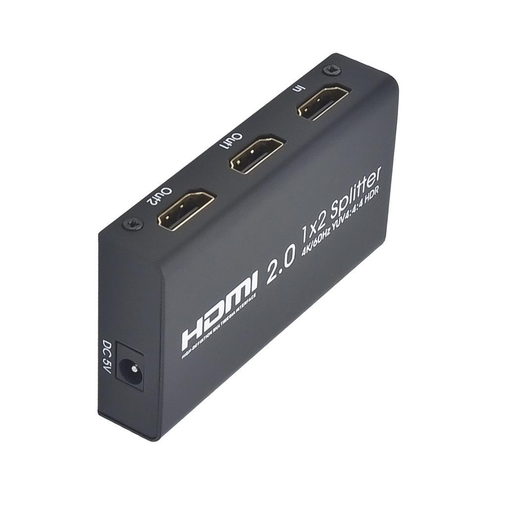 HDMI Splitter 1 In 2 Out 4K HDMI Switch Box Switcher Distributor US Plug
