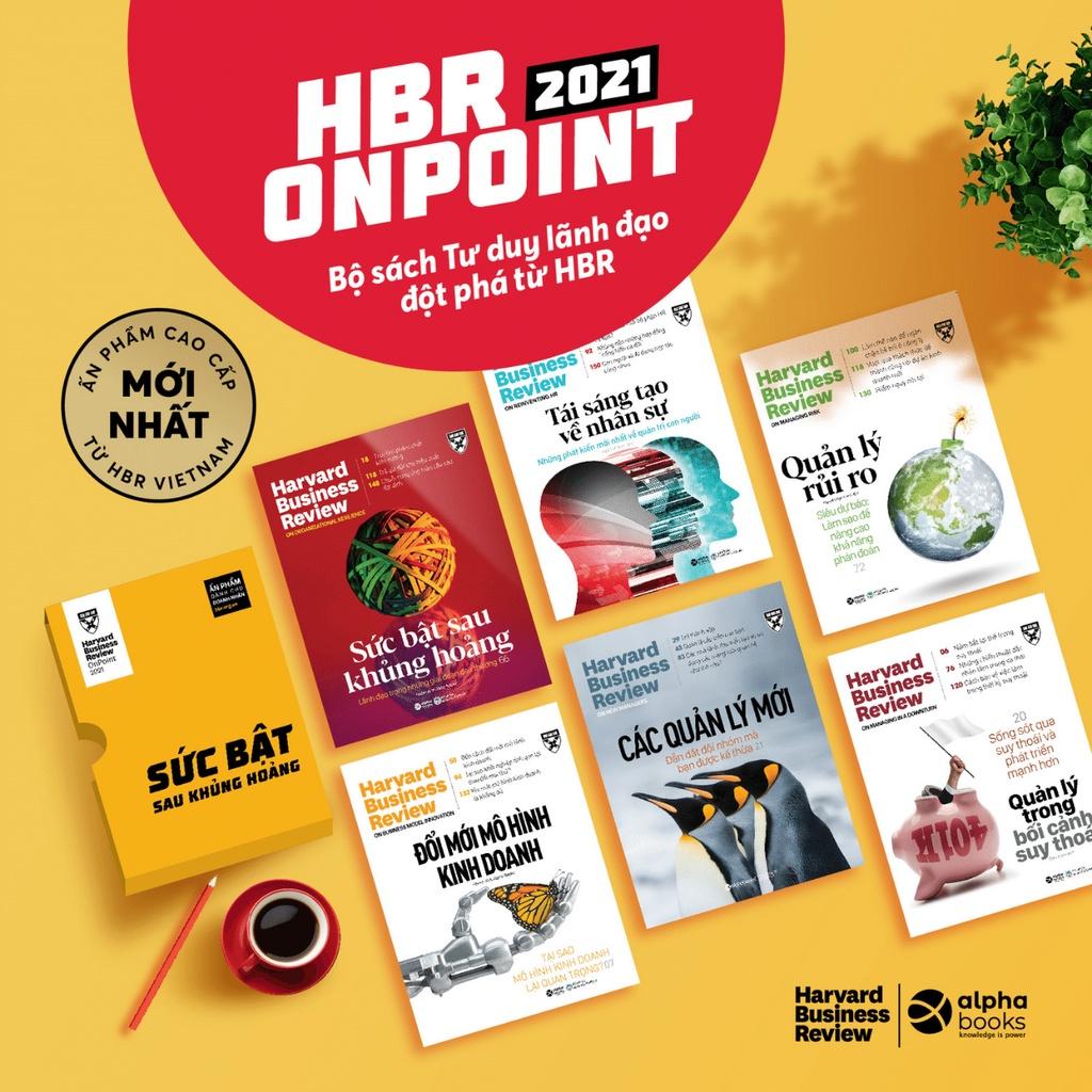 Bộ HBR OnPoint 2021 (6 cuốn): Quản Lý Xuyên Khủng Hoảng - Kỳ 1 + Sức Bật Sau Khủng Hoảng - Kỳ 2 - Bản Quyền