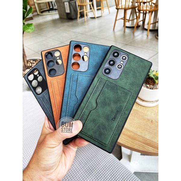 Ốp Lưng Da Lộn Có Ngăn Thẻ ATM Cao Cấp Cho Samsung Galaxy S23 ULTRA / S23 PLUS / S22 Ultra / S22 Plus / NOTE 20 ULTRA