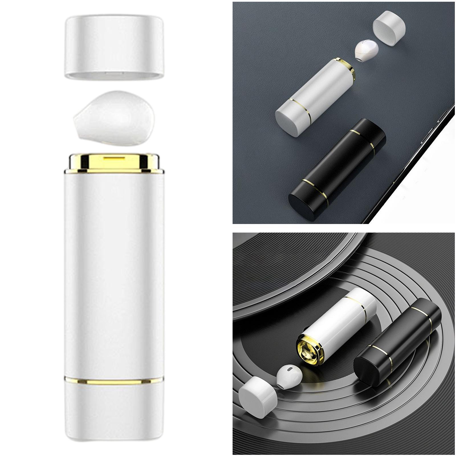 In-Ear Earbuds with 300mAh Charging Case for Smartphones White