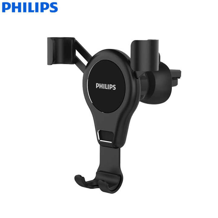 Giá đỡ điện thoại cài hốc gió trên ô tô cao cấp Philips DLK3412 - Hàng nhập khẩu