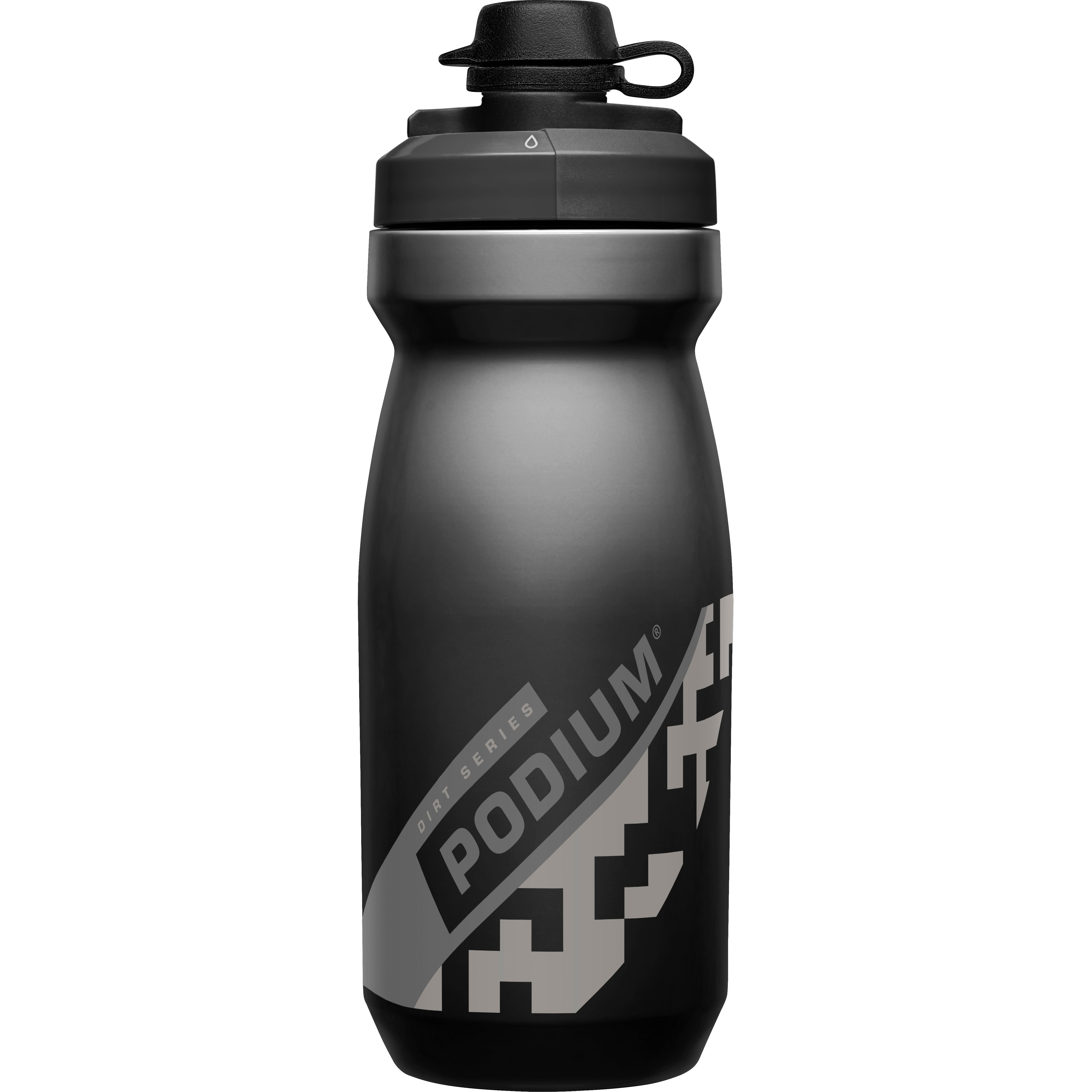 Bình Nước Xe Đạp Thể Thao Camelbak Podium Dirt Series 620ml Có Nắp Đậy Chống Đất Cát – Đen