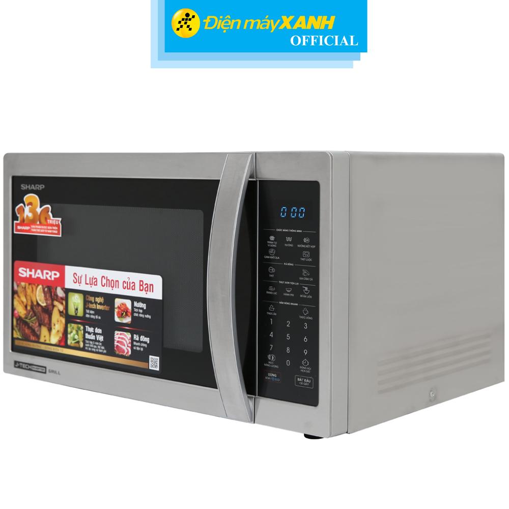Lò vi sóng có nướng Sharp R-G52XVN-ST 25 lít - Hàng Chính Hãng