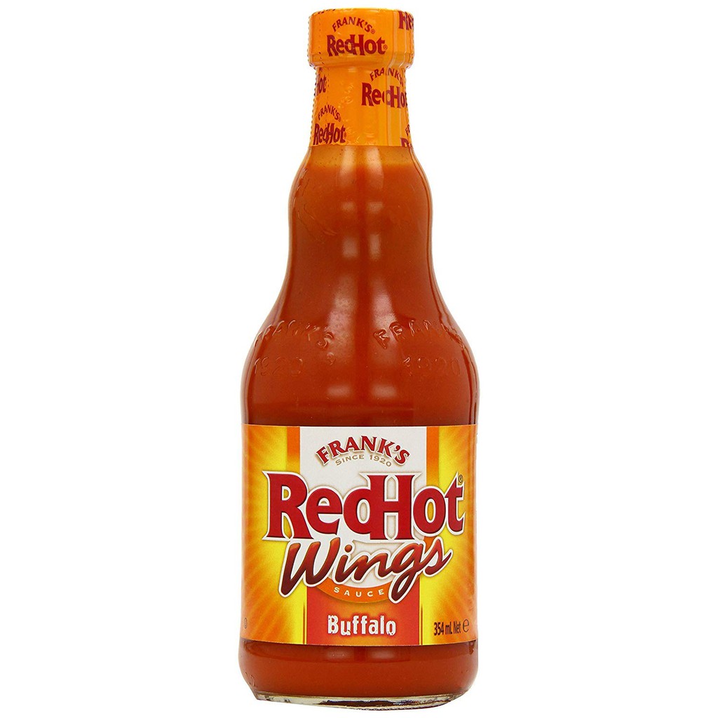 Sốt ớt vị Wings Buffalo hiệu Frank's Red Hot Wings Buffalo - NHập khẩu Mỹ 354ml