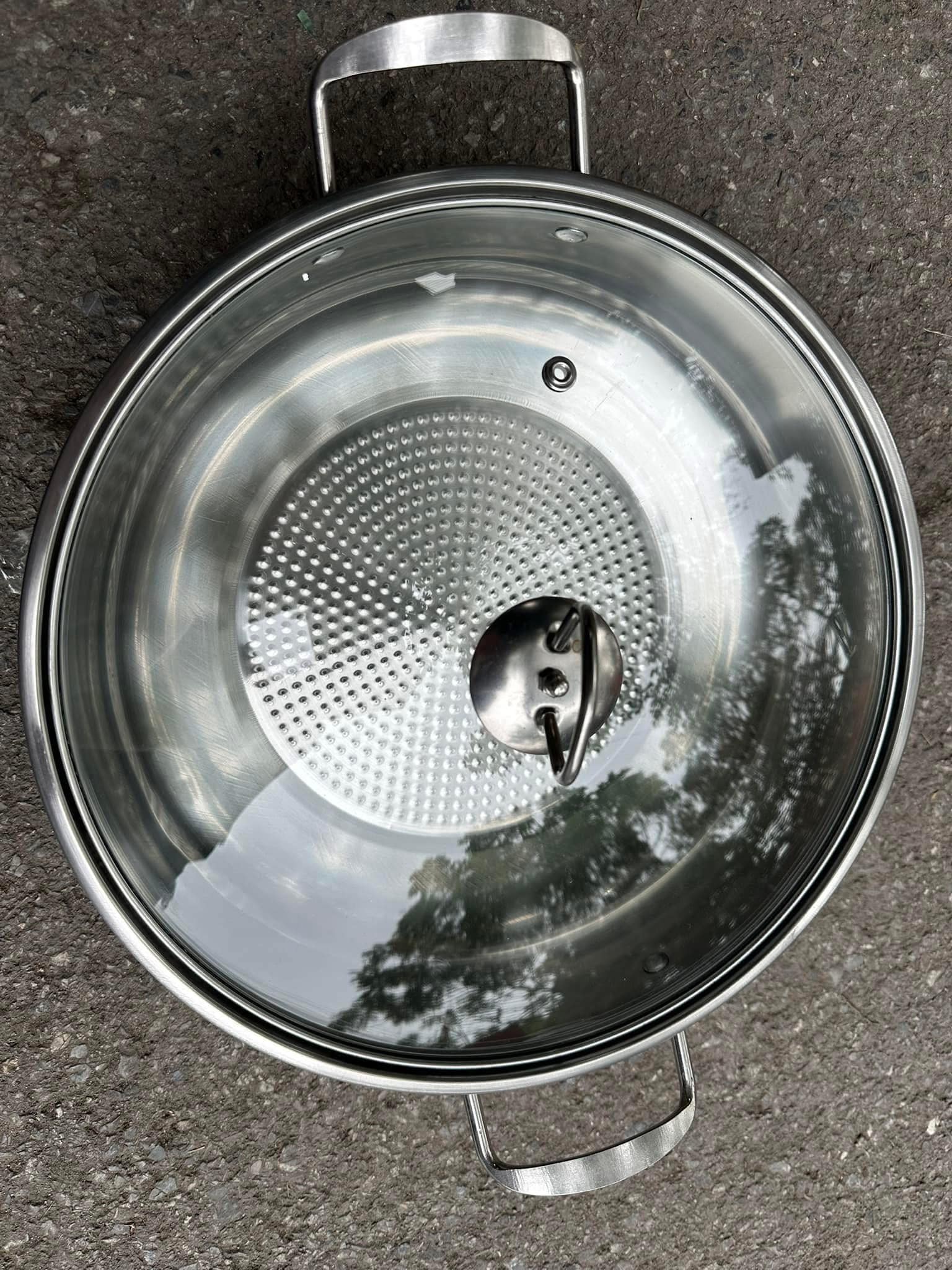Nồi Lẩu Thái ORKIN 3 Đáy iNOX 304 và nồi lẩu 1 đáy Đường Kính 30Cm, Sử Dụng Các Loại Bếp