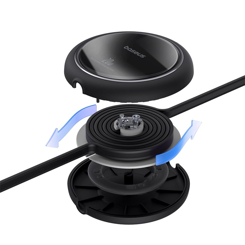 Cáp Sạc Nhanh C to IP Rút Gọn Baseus Free2Pull Mini 20W (480Mbps) - Hàng chính hãng
