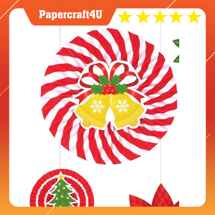 Mô hình giấy Trang trí Giáng Sinh Noel Merry Christmas String