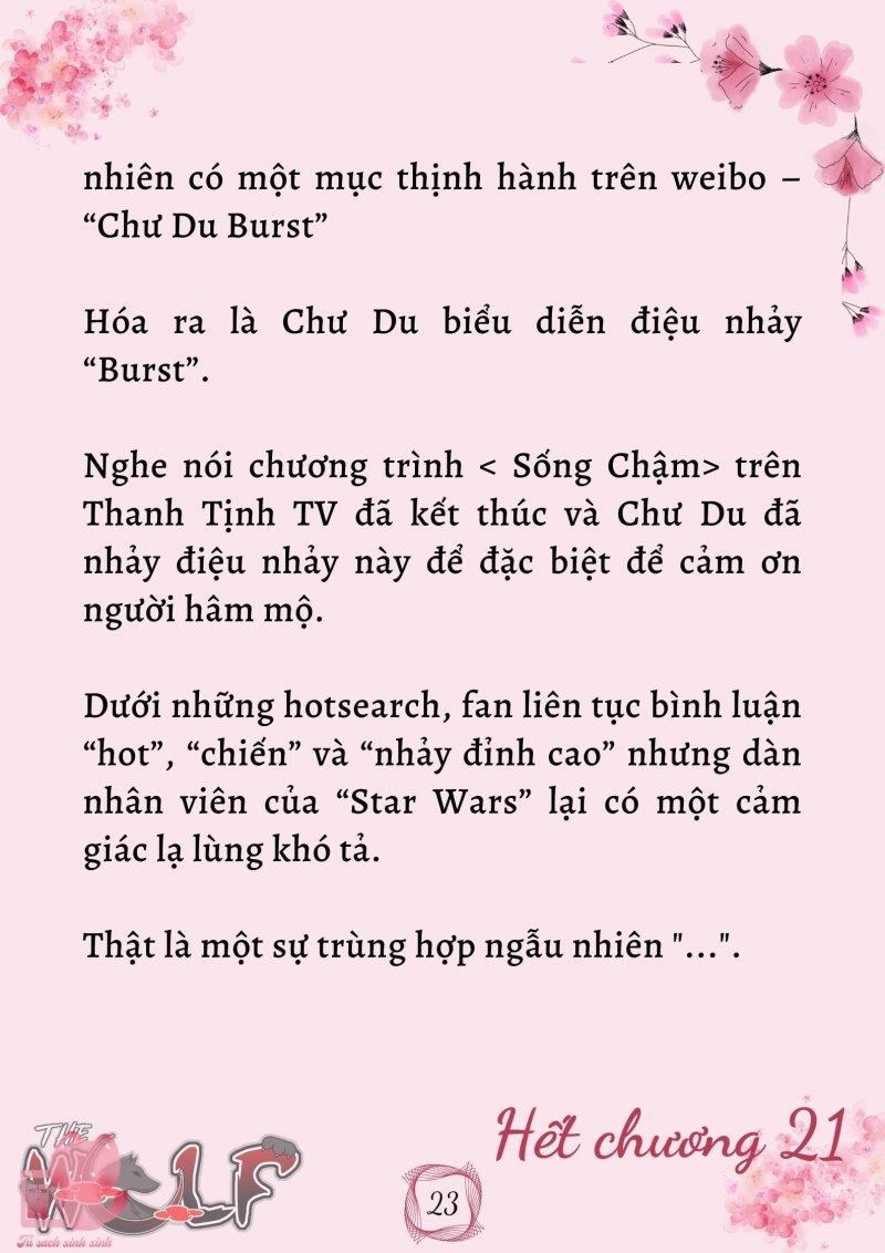 xuyên không vào nhóm nhạc nam 200 người chapter 21 23