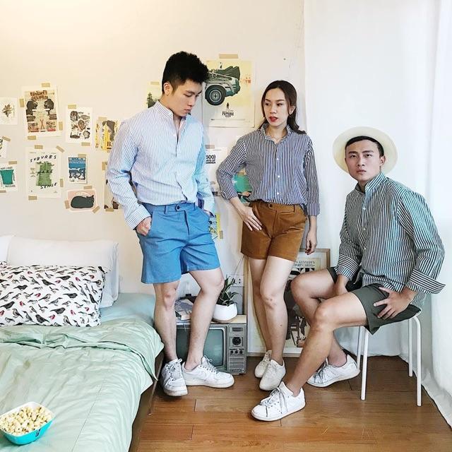 Quần short nam nữ - Khaki Short Pant