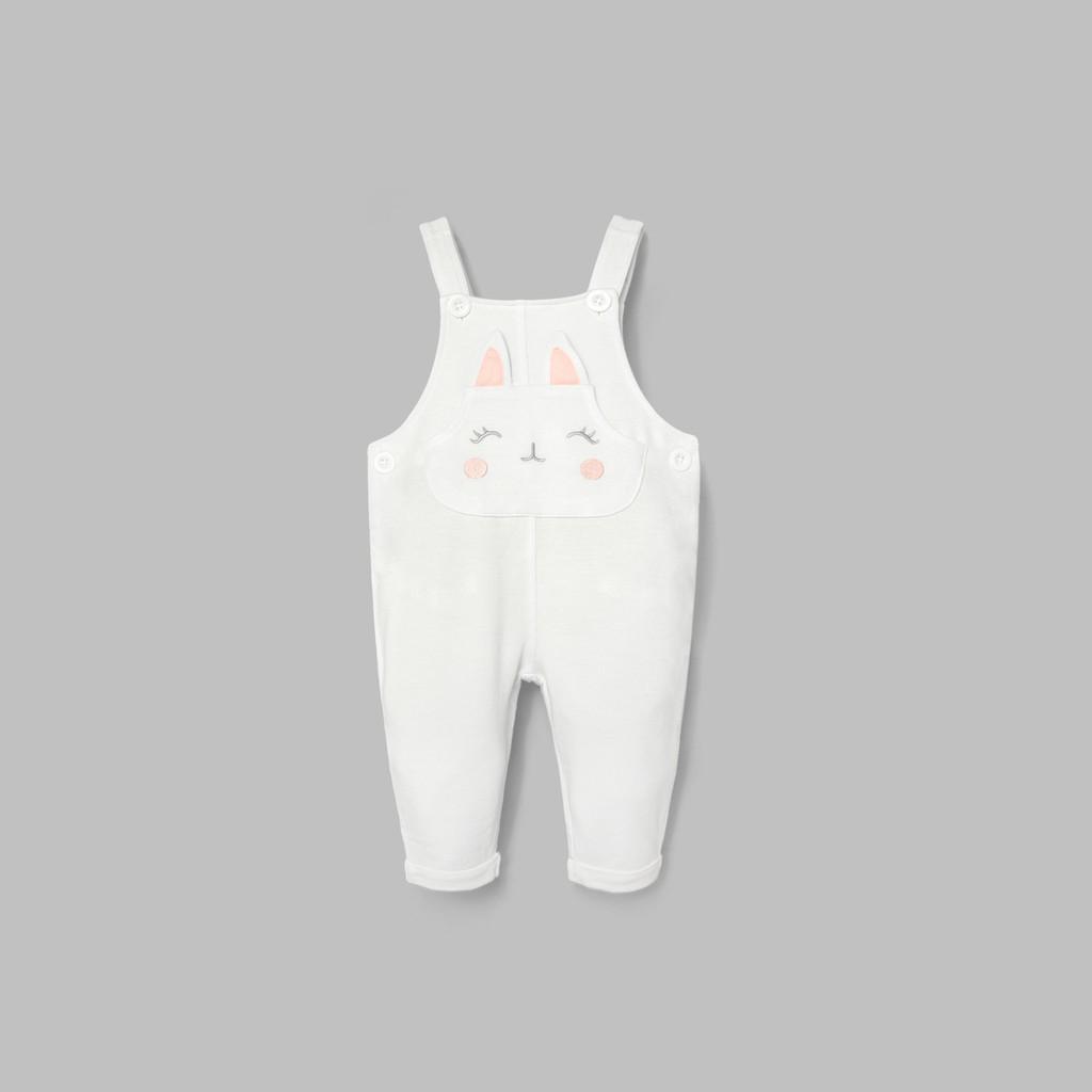 Bộ Jumpsuit quần dài sơ sinh BAA BABY thỏ con xinh xinh cho bé gái - GN-JS05C