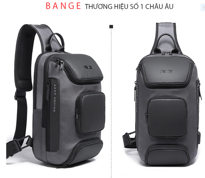 Túi đeo chéo đeo ngực nam cao cấp phong cách châu âu