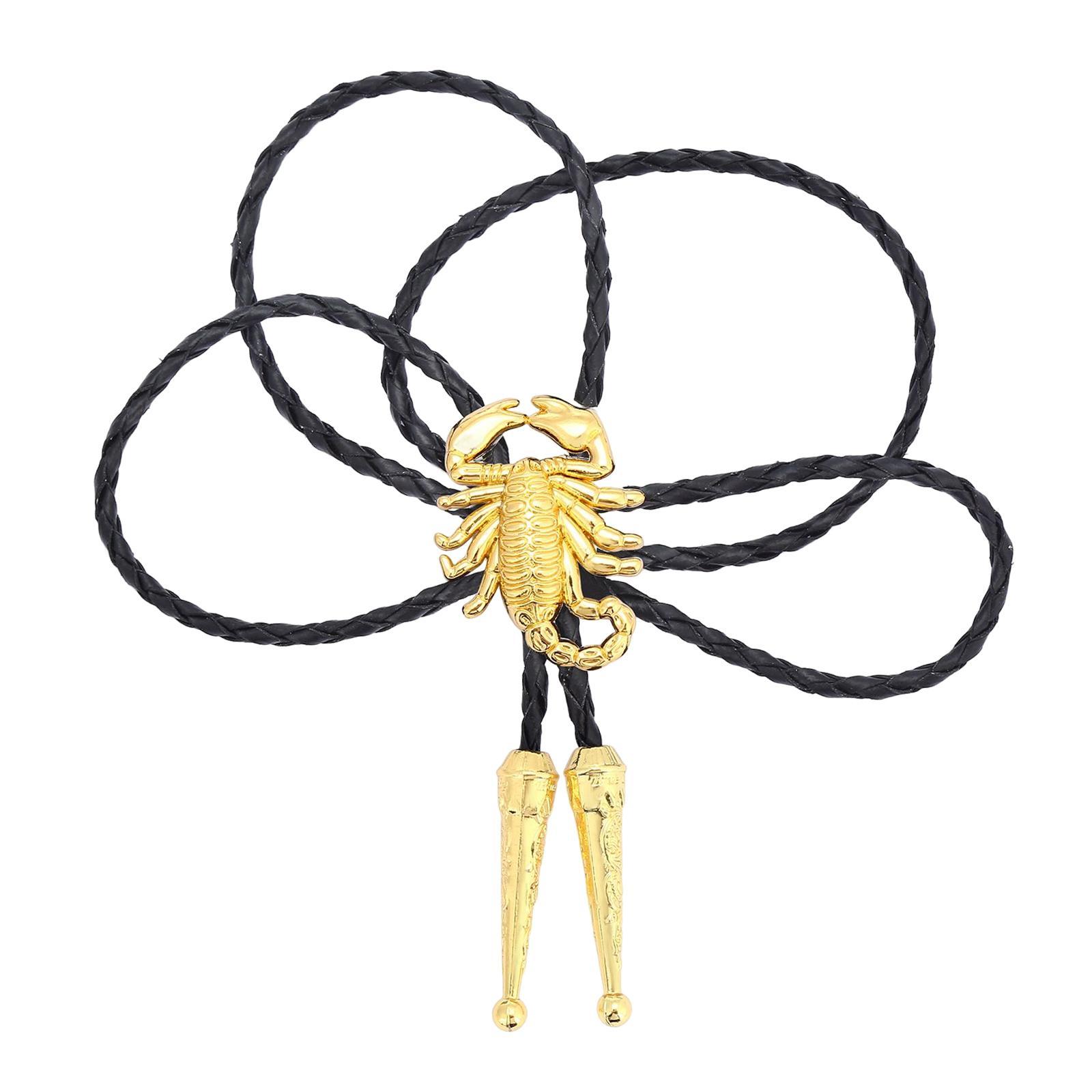 Alloy Bolo Tie Adjustable Costume Retro Style Rope Cowboy for Women Men