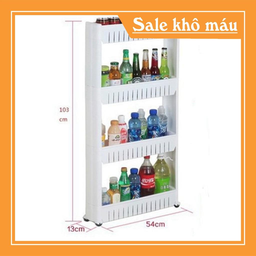 Kệ 3 tầng để đồ đa năng có bánh xe