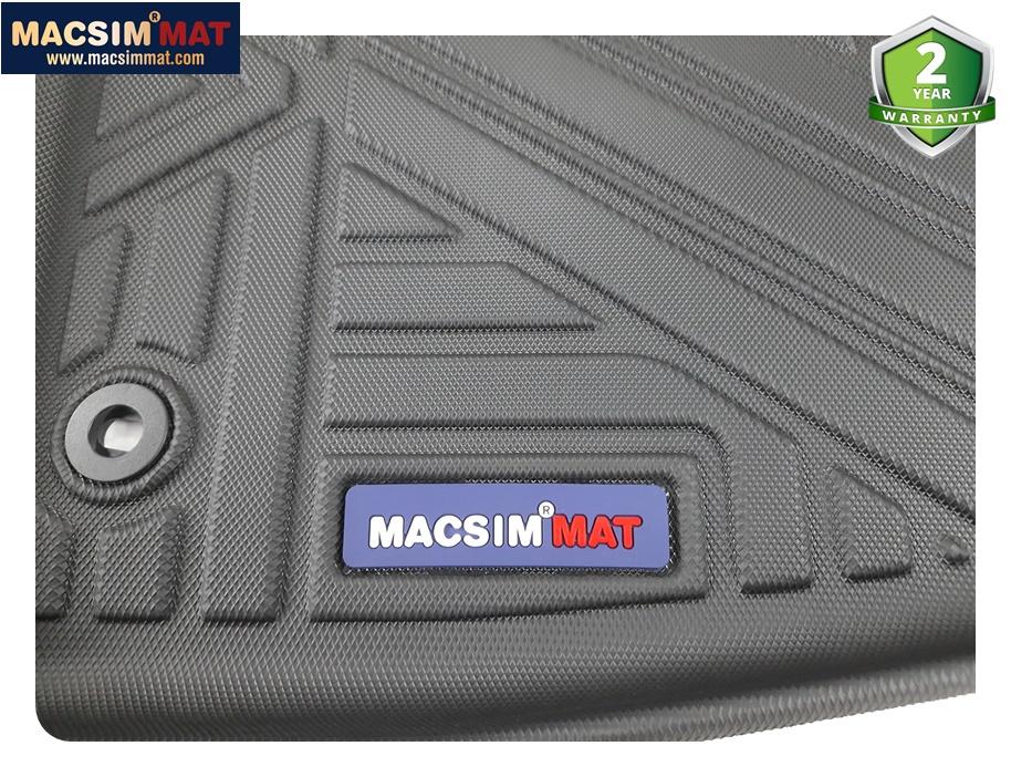 Thảm lót sàn xe MG HS 2018 - nay Nhãn hiệu Macsim chất liệu nhựa TPV cao cấp màu đen