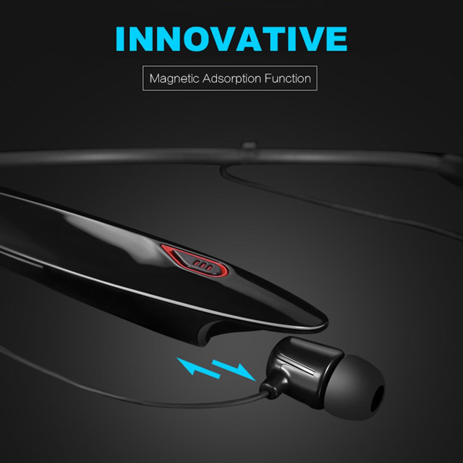 Neckband Bluetooth Headphones   Earphones with Mic Red