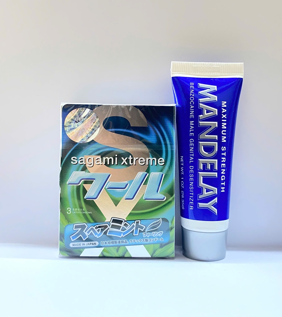 Bao cao su kéo dài thời gian Sagami kèm gel dành cho nam