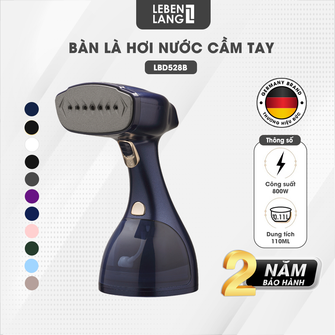 Bàn Là Hơi Nước Cầm Tay LEBENLANG LBD528G / LBD528B , công suất 1500W - 300ml - Hàng Chính Hãng