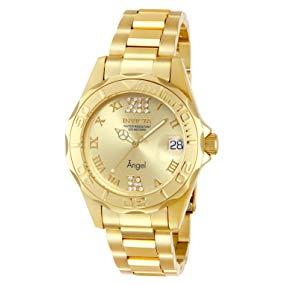Invicta Women s 14397 Angel Analog Swiss-Quartz Gold Watch 2